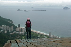 Contemplating the leap off the edge - Hang gliding over Rio de Janeiro © Craig Fast